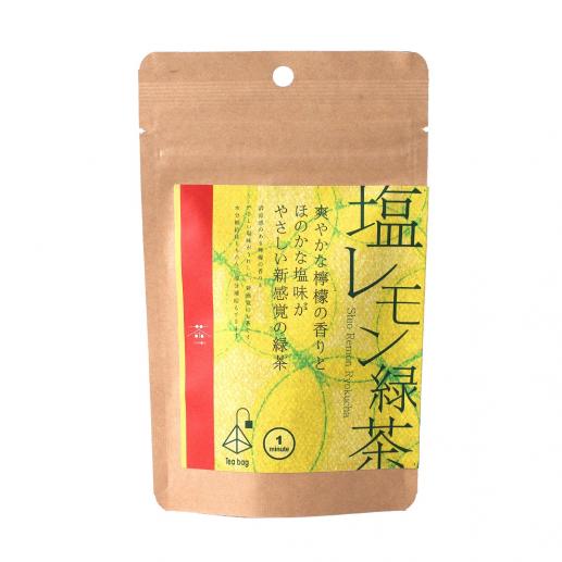 【茶のみ仲間】塩レモン緑茶 2g×8包