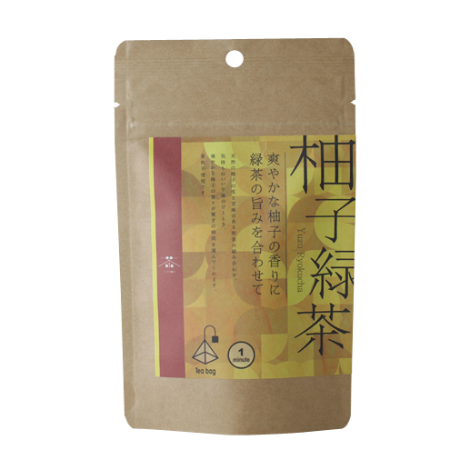 【茶のみ仲間】柚子緑茶 2g×10包