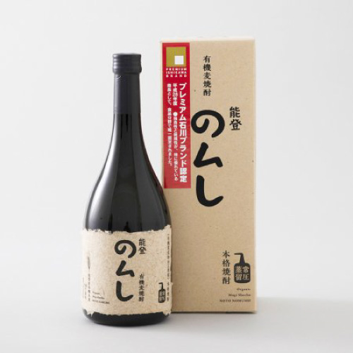 有機麦焼酎　能登のムし アルコール度数　２８％